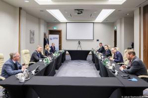 [VIDEO] Prezydent podkreślił, że Rozwój Trójmorza i współpraca w ramach Trójmorza służą całej Unii Europejskiej.