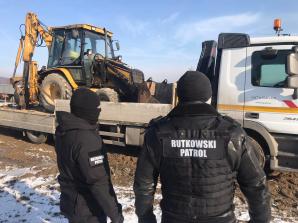 [VIDEO] Koparkę odzyskał właściciel po 2 latach. Skuteczna akcja Rutkowskiego!