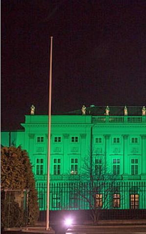 Iluminacja z okazji Narodowego Dnia Życia