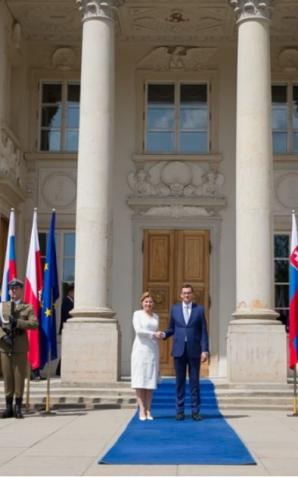 Spotkanie premiera Mateusza Morawieckiego z prezydent Republiki Słowackiej Zuzaną Czaputową