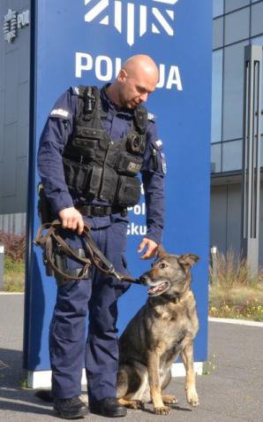 Policyjny pies Luna odszedł na emeryturę