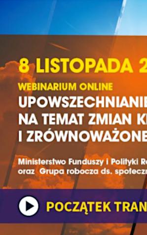 Upowszechnianie wiedzy na temat zmian klimatycznych i zrównoważonego rozwoju. W trakcie szczytu klimatycznego w Glasgow – COP 26 włączamy się w upowszechnianie rzetelnej wiedzy na temat zmian klimatycznych