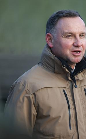 [VIDEO] Spotkanie ze służbami na granicy polsko-białoruskiej