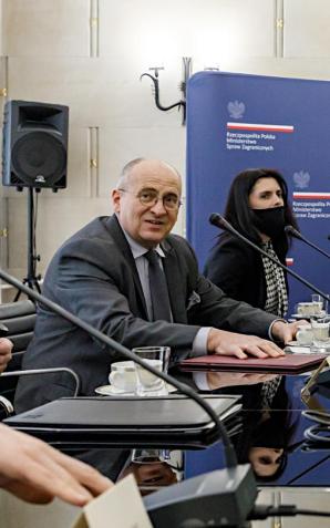 Spotkanie szefa dyplomacji z liderką białoruskiej opozycji