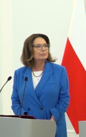 [VIDEO] R. Metsola: Polska ma bardzo dobrą pozycję do bycia liderem UE na następne pół roku. Bezpieczeństwo w centrum uwagi prezydencji