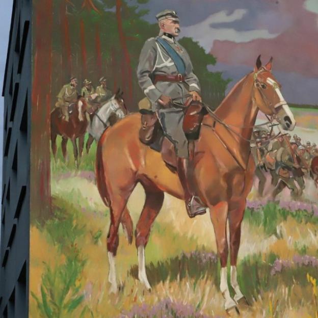 Patriotyczny mural odsłonięty w Potworowie.