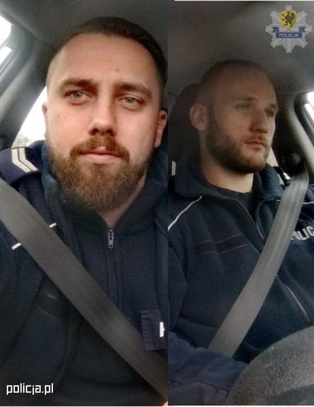 Policjanci z Gdańska w Krakowie uratowali roczne dziecko