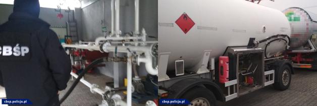 [VIDEO] Do stacji LPG trafiał tańszy gaz grzewczy zamiast napędowego – zatrzymano 11 osób