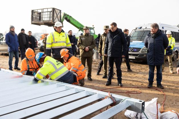 [VIDEO] Powstaje zapora na granicy polsko-białoruskiej