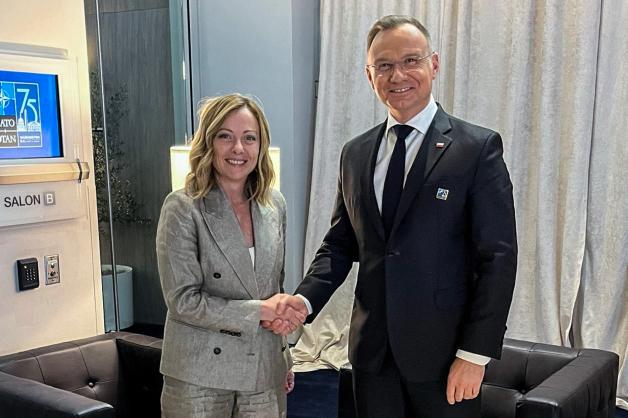 Rozmowa Prezydenta RP Andrzeja Dudy z Premier Republiki Włoskiej