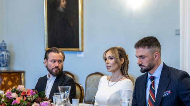 Para Prezydencka, Doda, Krzysztof Stanowski, Łukasz Litewka rozmawiali w Pałacu Prezydenckim o sytuacji w schroniskach dla zwierząt w Bytomiu i Sobolewie